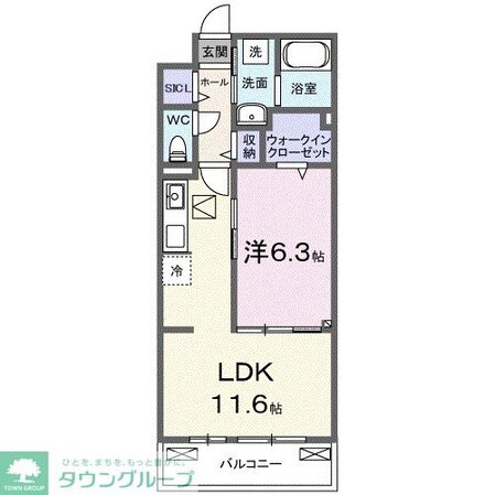 ラピス飯能の物件間取画像
